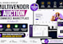 develop wordpress multivendor website auction ecommerce marketplace website
